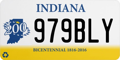IN license plate 979BLY