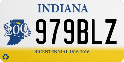IN license plate 979BLZ