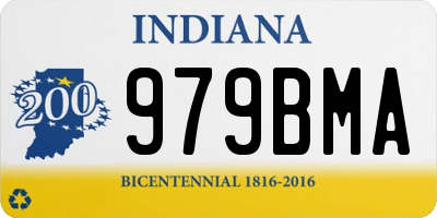IN license plate 979BMA