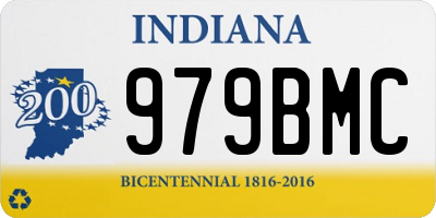 IN license plate 979BMC