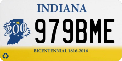 IN license plate 979BME