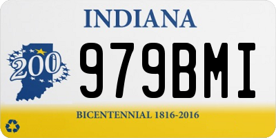 IN license plate 979BMI