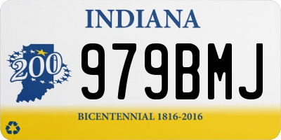 IN license plate 979BMJ