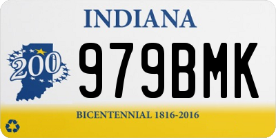 IN license plate 979BMK