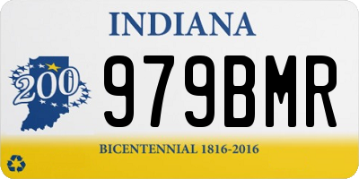 IN license plate 979BMR
