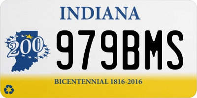 IN license plate 979BMS