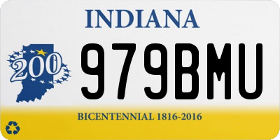 IN license plate 979BMU