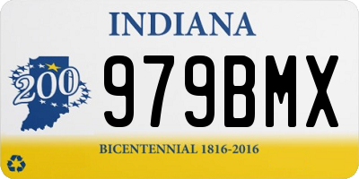 IN license plate 979BMX