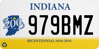 IN license plate 979BMZ