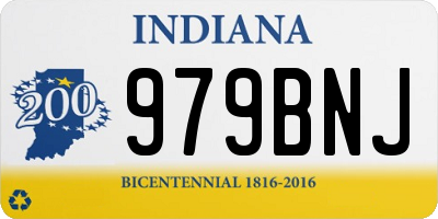 IN license plate 979BNJ