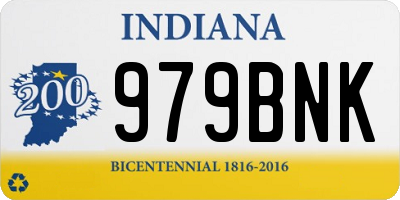 IN license plate 979BNK
