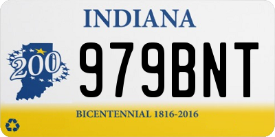 IN license plate 979BNT