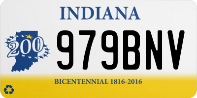 IN license plate 979BNV