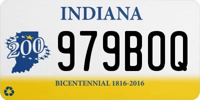 IN license plate 979BOQ