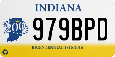 IN license plate 979BPD