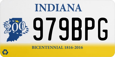 IN license plate 979BPG