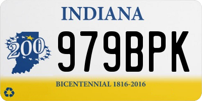 IN license plate 979BPK