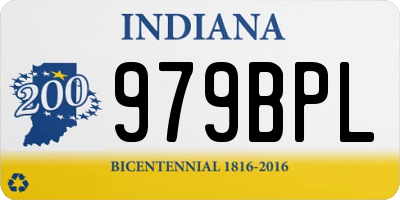 IN license plate 979BPL