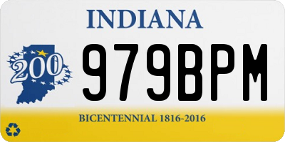 IN license plate 979BPM