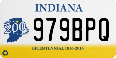 IN license plate 979BPQ