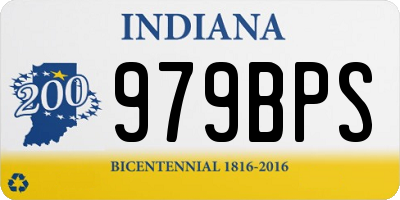 IN license plate 979BPS
