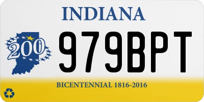 IN license plate 979BPT