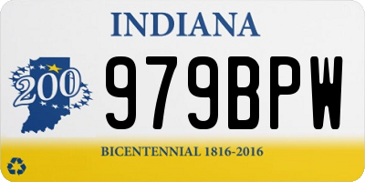 IN license plate 979BPW