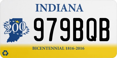 IN license plate 979BQB