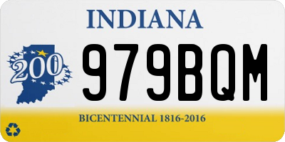 IN license plate 979BQM