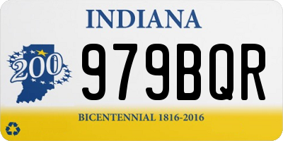 IN license plate 979BQR
