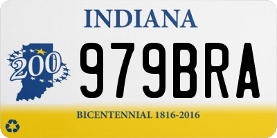 IN license plate 979BRA