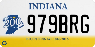 IN license plate 979BRG
