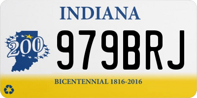 IN license plate 979BRJ