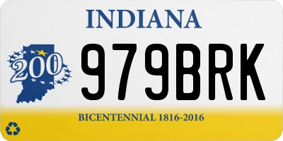 IN license plate 979BRK