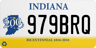 IN license plate 979BRQ