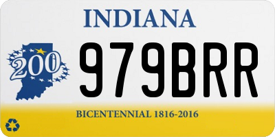 IN license plate 979BRR