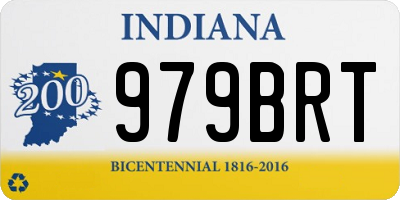 IN license plate 979BRT