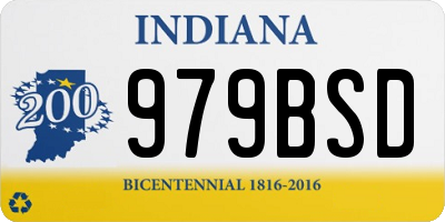 IN license plate 979BSD