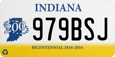 IN license plate 979BSJ