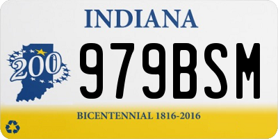 IN license plate 979BSM