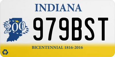 IN license plate 979BST