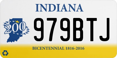 IN license plate 979BTJ