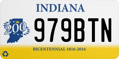 IN license plate 979BTN
