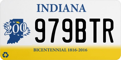 IN license plate 979BTR
