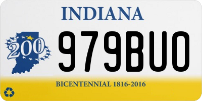 IN license plate 979BUO