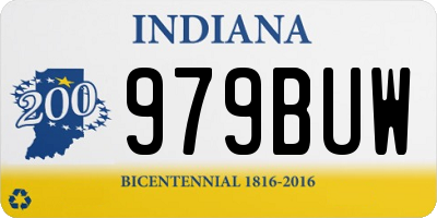 IN license plate 979BUW
