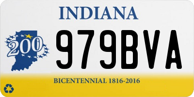 IN license plate 979BVA