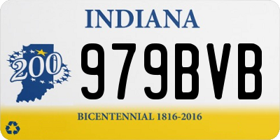 IN license plate 979BVB