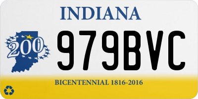 IN license plate 979BVC