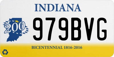IN license plate 979BVG
